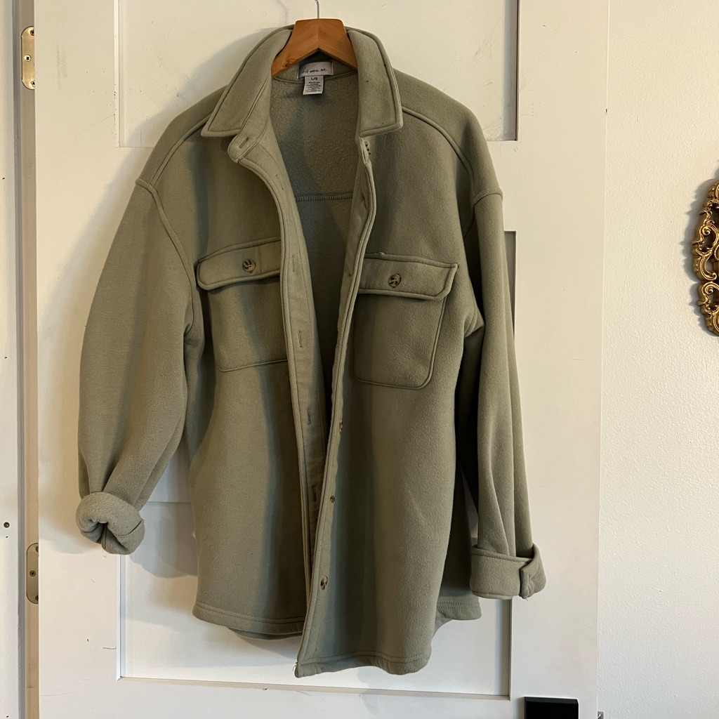 Green Button Up Jacket